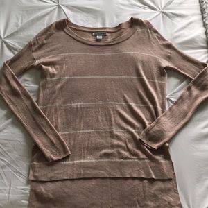 baby pink striped sweater